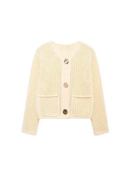 Ladies Autumn Winter Knitted Cardigans Womens Sweaters Loose Casual